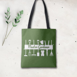 Tote Bag Maître jardinier de la forêt verte moderne
