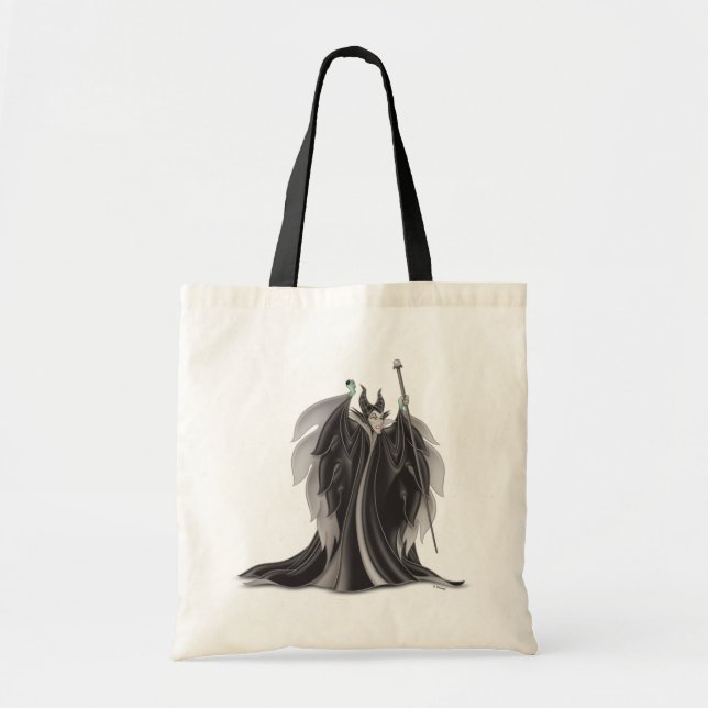 Tote Bag Maléfique | Dans Une Pose En Colère (Devant)