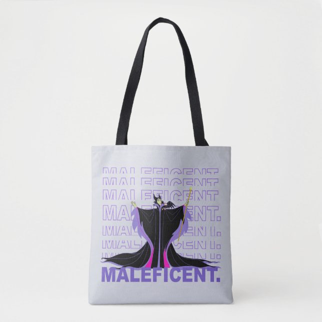 Tote Bag Maléfique| En texte mauve (Devant)