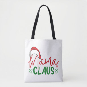 Tote Bag Mama Claus Christmas Design-60094
