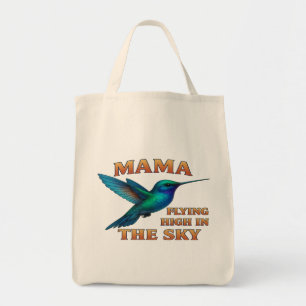 Tote Bag Mama Hummingbird - Vol haut dans l'édition Sky