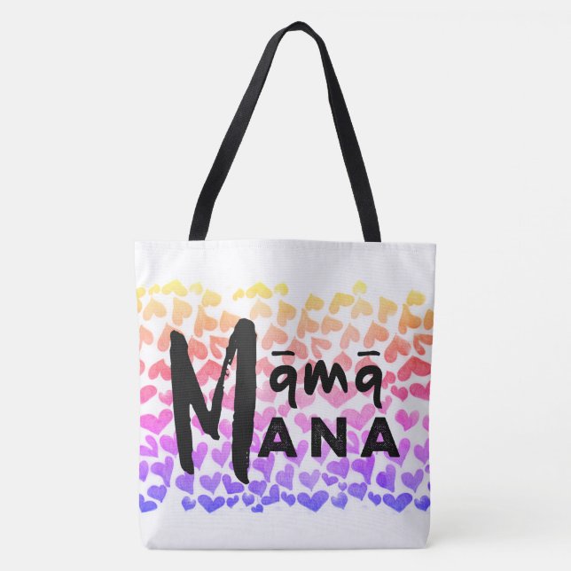 Tote Bag Māmā MANA Fourre-tout à Ua Koko Design (Devant)