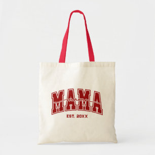 Tote Bag Mama personnalisé Année d'établissement Maman étab