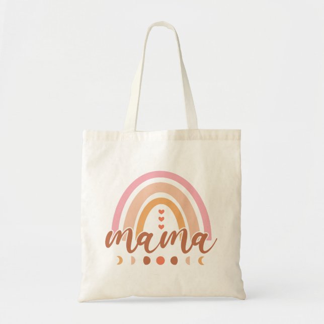Tote Bag Mama Pretty Rainbow (Devant)