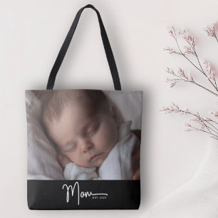 Tote Bag Maman a établi un script moderne minimaliste Photo
