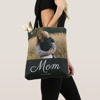 Tote Bag Maman a établi un script photo noir