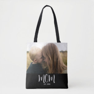Tote Bag Maman a établi un script photo noir