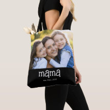 Maman a établi un script photo noir