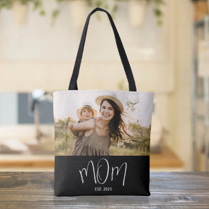 Tote Bag Maman a établi un script photo noir