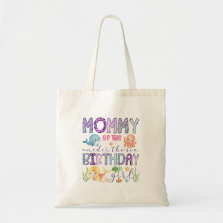 Tote Bag Maman de la merveille de la mer fille du 1er anniv