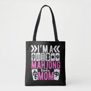 Tote Bag Maman de Mahjong   Funny mahjong