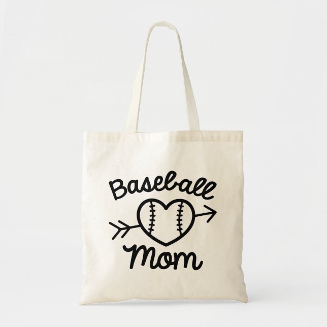 Tote Bag Maman du baseball (Devant)
