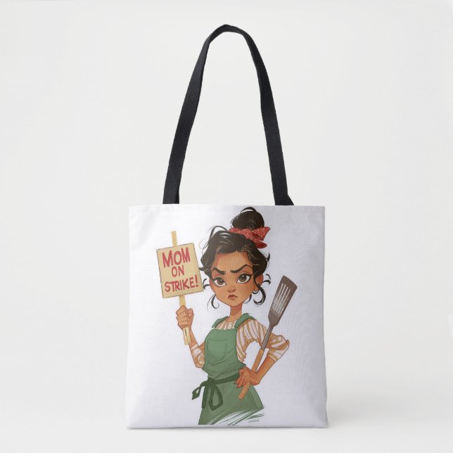 Tote Bag Maman en grève (Devant)