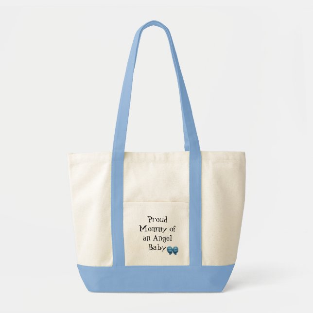 Tote Bag Maman fière d'un bébé d'ange (Devant)