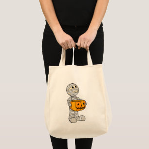 Tote Bag Maman mignonne avec Jack-o-Lantern