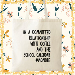 Tote Bag Maman occupée au café Cadeau drôle pour la fête de