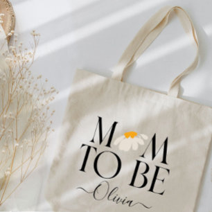 Tote Bag Maman pour être marguerite baby shower floral nouv