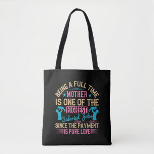 Tote Bag Maman - Un emploi à temps plein