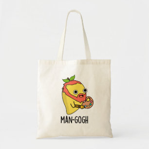 Tote Bag Man gogh Funny Artiste Mango Pun