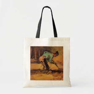 Tote Bag Man Stooping with Stick, Spade de Vincent van Gogh