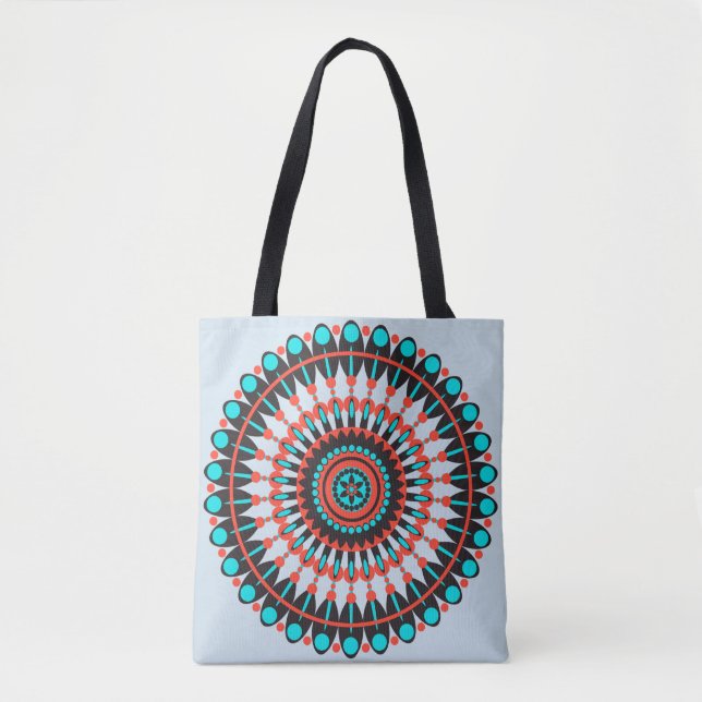 Tote Bag Mandala amérindienne (Devant)