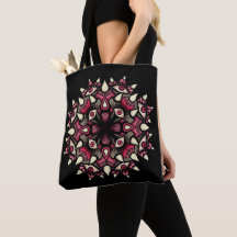 Mandala de l'œil gothique rose
