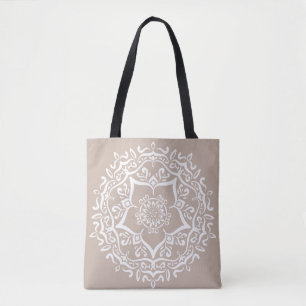 Tote Bag Mandala en laine