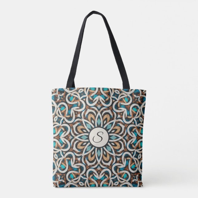 Tote Bag Mandala Fleur Infinity (Dos)