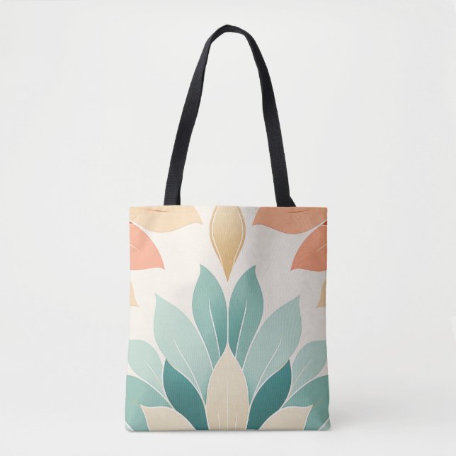Tote Bag Mandala Petals Fourre-tout (Devant)