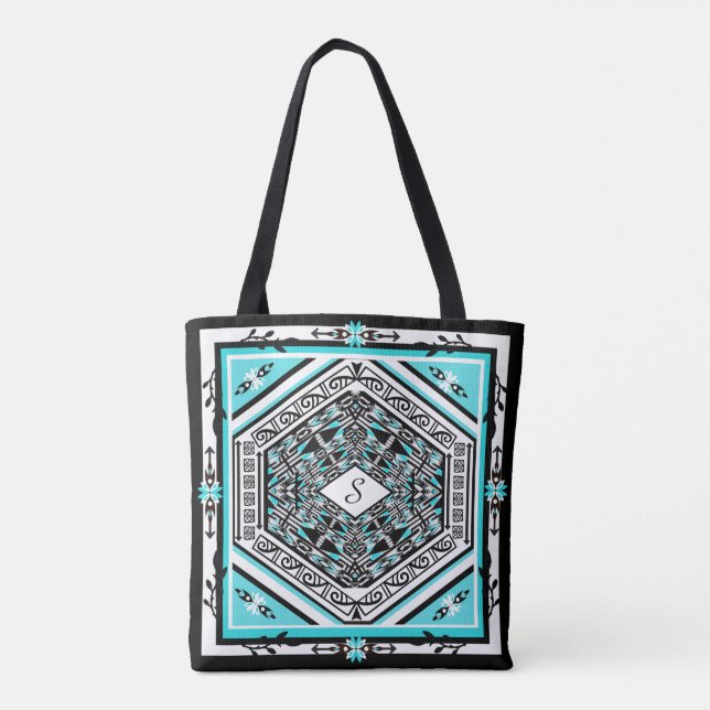 Tote Bag Mandala Tribal Nouveau (Dos)