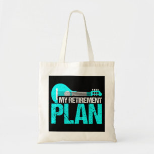 Tote Bag Mandolin Lover Mon plan de retraite Mandolin Music