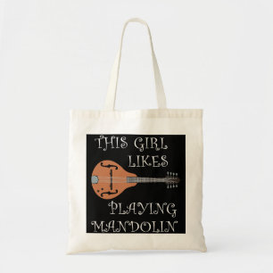 Tote Bag Mandolin Lover Music School Musicien Mandolin Play