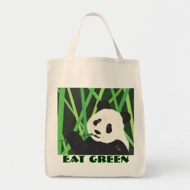 Tote Bag Mange vert (Devant)
