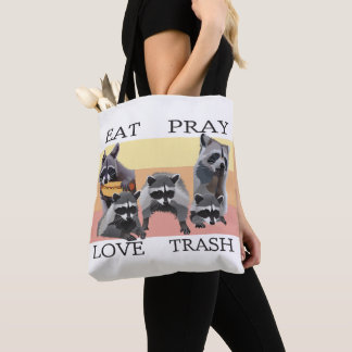 TOTE BAG MANGER PRAY LOVE TRASH