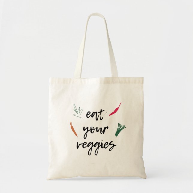 Tote Bag manger vos légumes (Devant)