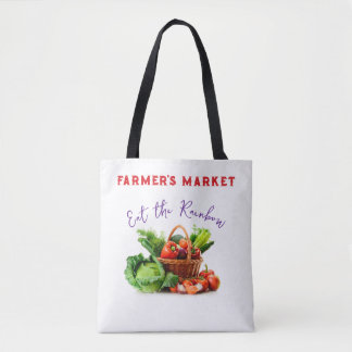 Tote Bag Mangez Le Rainbow All Over Print Fourre-tout, Shou
