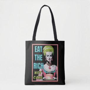 Tote Bag Mangez les riches, pas le gâteau