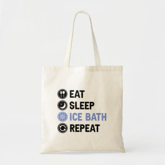 Tote Bag Mangez Sleep Bain De Glace Wim Hof Froid Douche Ic