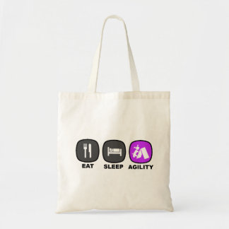 Tote Bag Mangez. Sommeil. Agilité. Pourpre