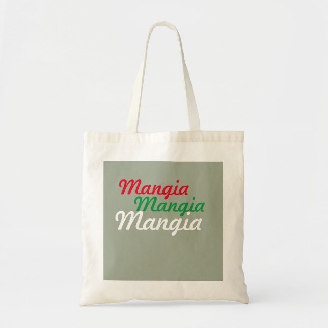 Tote Bag Mangia Mangia Mangia (Devant)