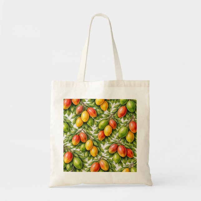 Tote Bag Mangue Tropicale Botanique Colorée (Devant)