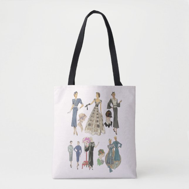 Tote Bag Mannequins de mode des années 1920  (Devant)