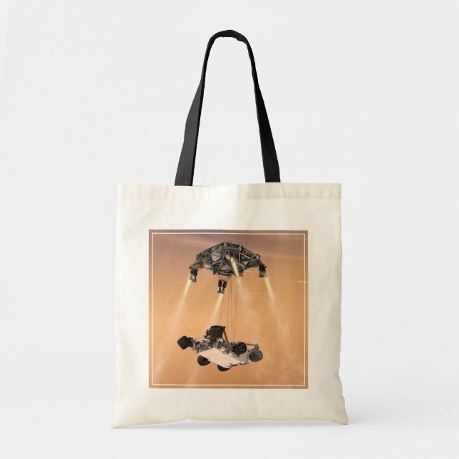 Tote Bag Manoeuvre de Sky Crane pendant la descente Mars de (Devant)