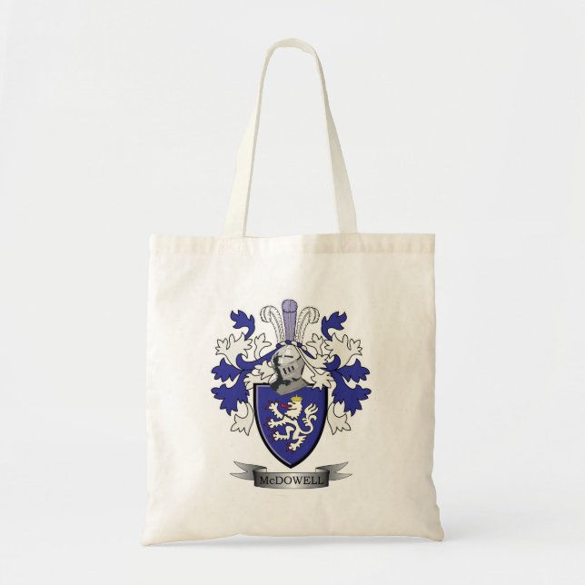 Tote Bag Manteau de crête de famille de McDowell des bras (Devant)