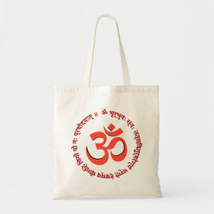 Tote Bag Mantra Gayatri "Om Bhur Bhuva Swah"