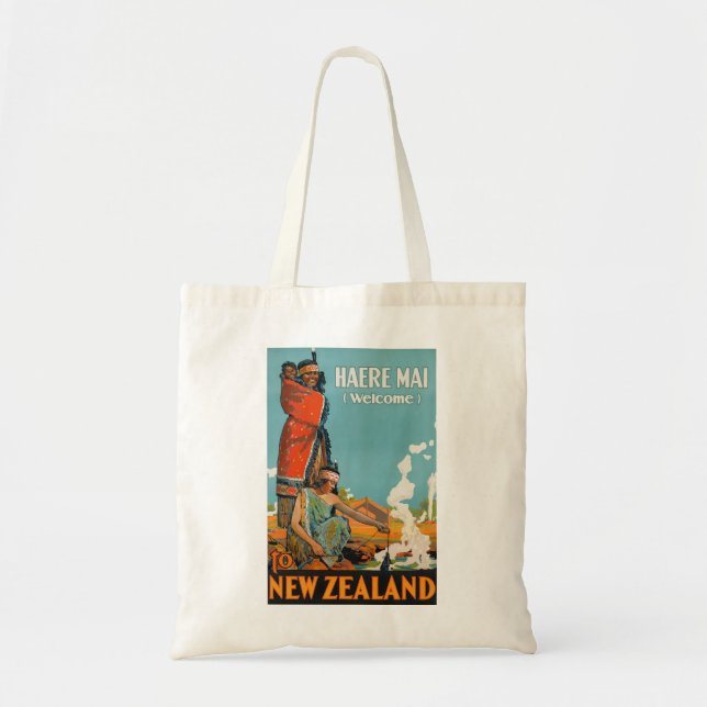 Tote Bag Maori bienvenu de l'AMI de la Nouvelle Zélande (Devant)