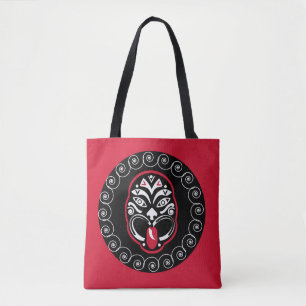 Tote Bag Maori Haka   Nouvelle-Zélande   Art natif   Décor