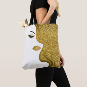 Tote Bag Maquillage avec l'effet de parties scintillantes