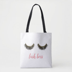 Tote Bag Maquilleur de prolongements de cil de patron de