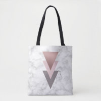 marbre gris de blanc de triangles de rose rose